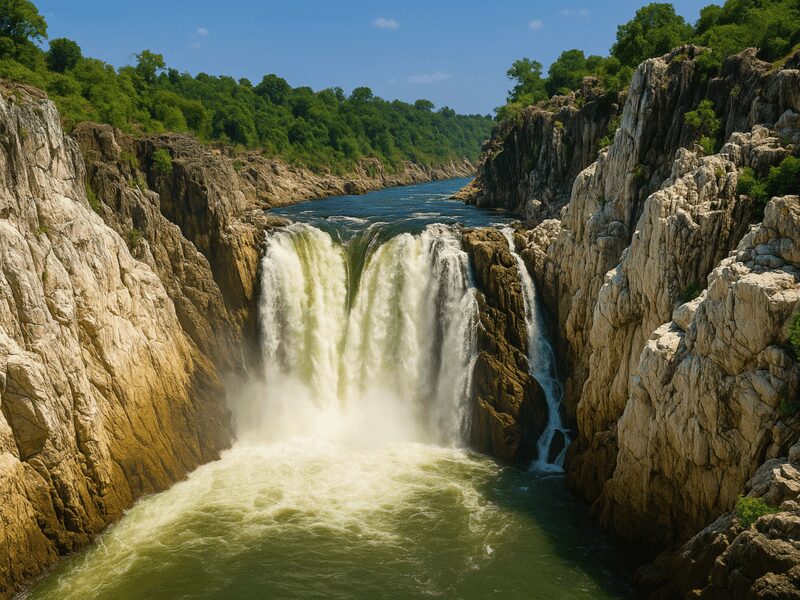 December Magic: MP's Perfect Season for Heritage, Hills & Wildlife places to visit in Madhya Pradesh in December –dhuandhar falls