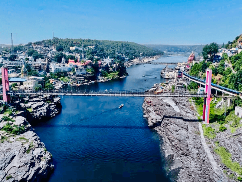 December Magic: MP's Perfect Season for Heritage, Hills & Wildlife omkareshwar jyotirlinga temple
